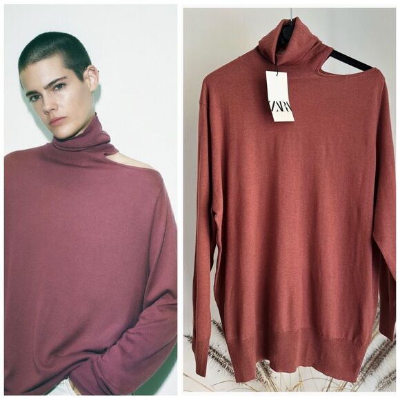 Zara Sweaters - Zara Cut Out Knit Sweater New